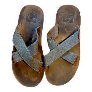 Reef Brown and Gray Sandals